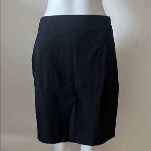 Banana Republic Super Stretch Elegant Black Skirt Size 12 New With Tag